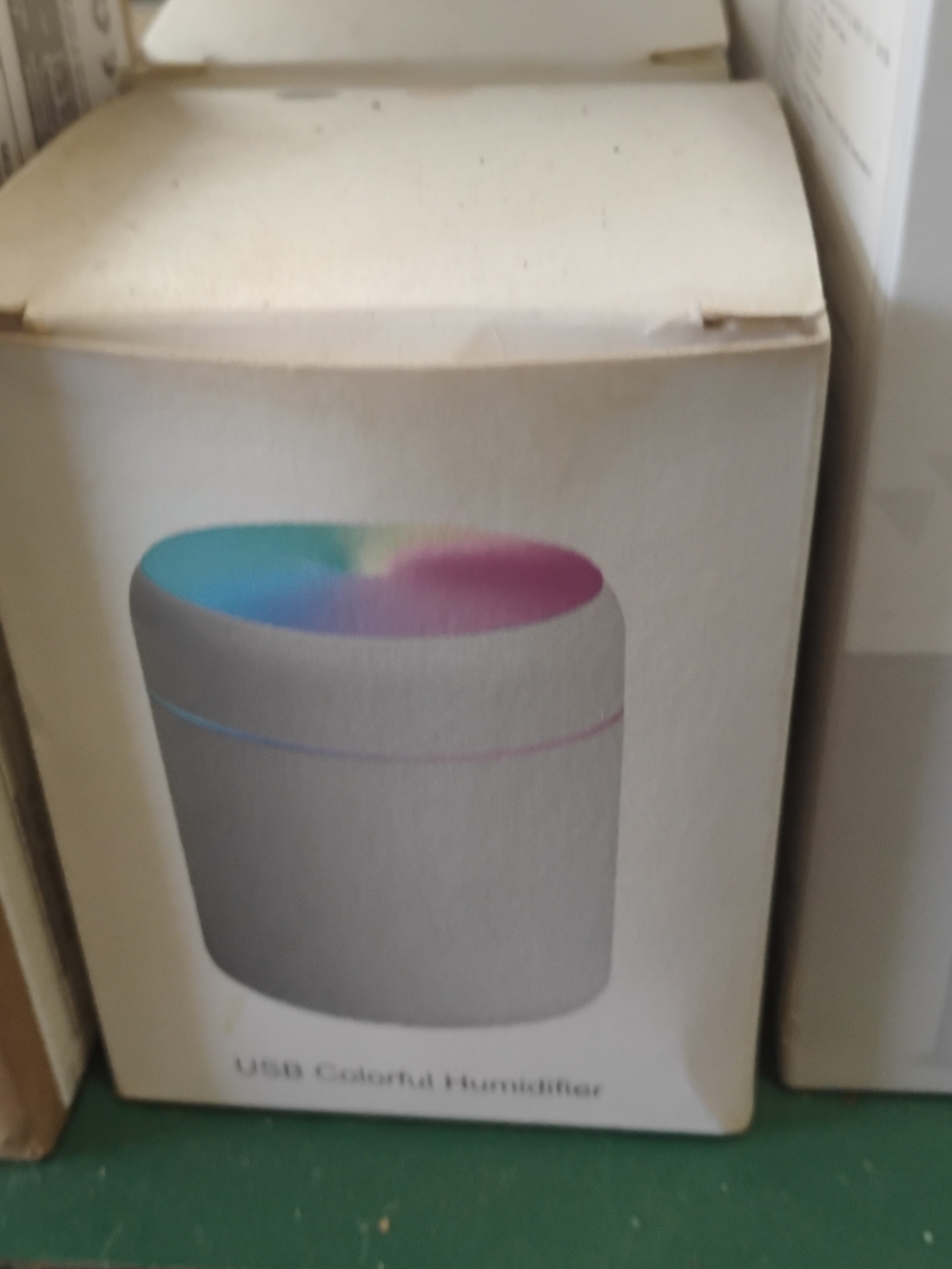 USB Colorful Humidifier — White